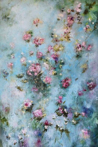Painting titled "Zero Gravity" by Katerina Yakovleva, Original Artwork, Oil