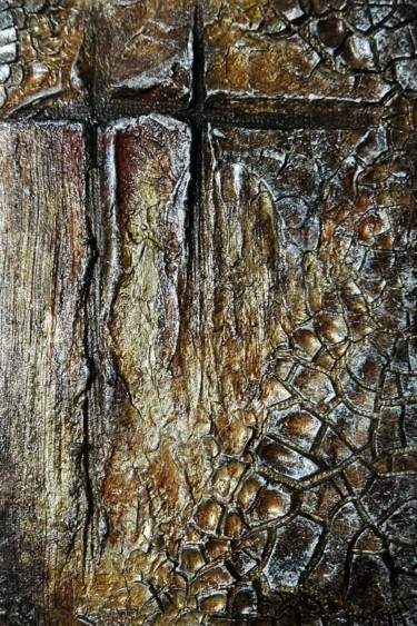 Painting titled "Miniature acrylique" by Steivan Loundou, Original Artwork, Acrylic Mounted on Wood Stretcher frame