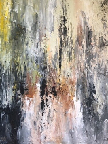 Peinture intitulée "Soleil d'hiver sur…" par Claudine Janel, Œuvre d'art originale, Acrylique Monté sur Châssis en bois
