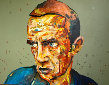 Peinture intitulée "Le vieux Mickey" par Pascal Fairier, Œuvre d'art originale, Acrylique