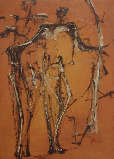So it started Painting titled "So it started" by Martin Racko, Original Artwork, Acrylic