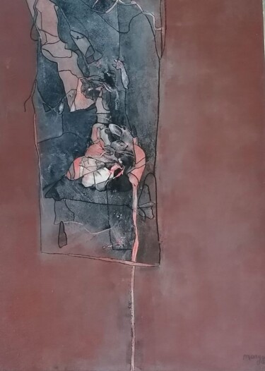 Peinture intitulée "Série Chuchotements…" par Marygor, Œuvre d'art originale, Acrylique Monté sur Châssis en bois
