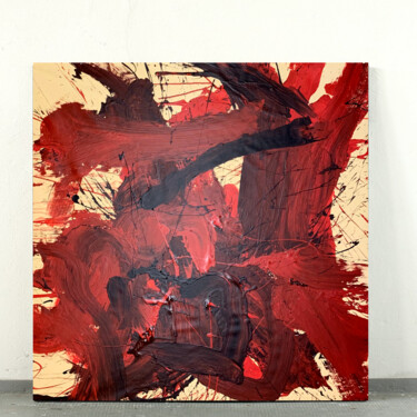 绘画 标题为“Red expression 2” 由Rosi Roys, 原创艺术品, 丙烯