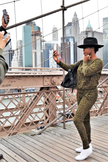 "sur Brooklyn Bridge…" başlıklı Fotoğraf Bernard Levy tarafından, Orijinal sanat, Dijital Fotoğrafçılık