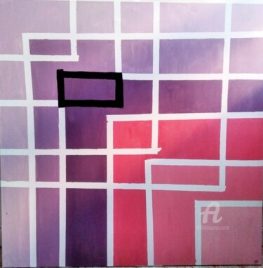 Siempre se necesita una oveja negra Schilderij getiteld "Siempre se necesita…" door Len Reglero, Origineel Kunstwerk, Acryl Gemonteerd op Frame voor houten bran…