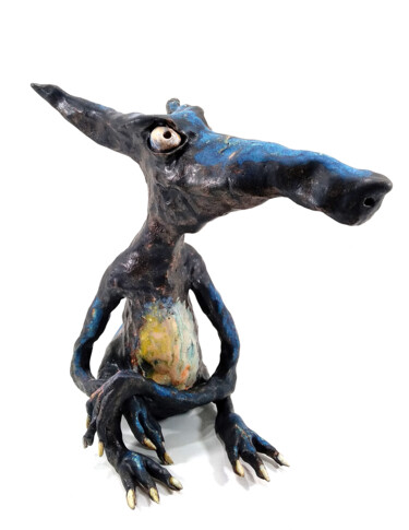 Sculpture titled "OSS VIII" by Aare Freimann, Original Artwork, Ceramics
