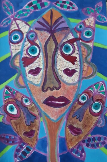 Les Belles Soeurs Painting titled "Les Belles Soeurs" by Jacques Desvaux (JD), Original Artwork, Acrylic