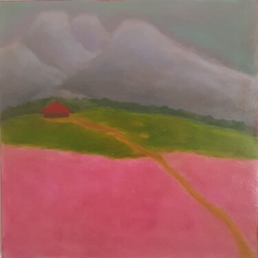 Malerei mit dem Titel "Silence in the moun…" von Eloise Gerbert, Original-Kunstwerk, Öl
