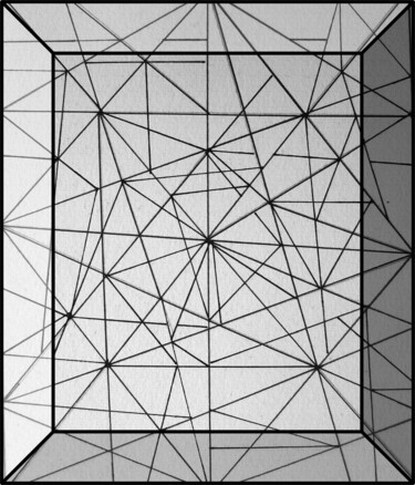 Digitale Kunst getiteld "Esqueleto do Cubism…" door Antonio Guimaraes, Origineel Kunstwerk, 2D Digital Work
