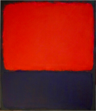绘画 标题为“No. 1101_Red cloud” 由Guido Lötscher, 原创艺术品, 油
