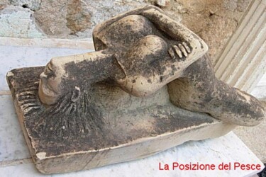 "La posizione del pe…" başlıklı Heykel Giuseppe Floris Serra tarafından, Orijinal sanat, Taş