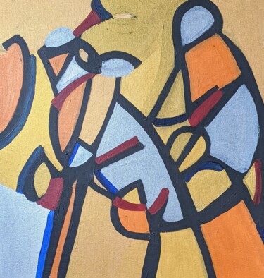 Peinture intitulée "Life" par Noëlle Matip, Œuvre d'art originale, Acrylique