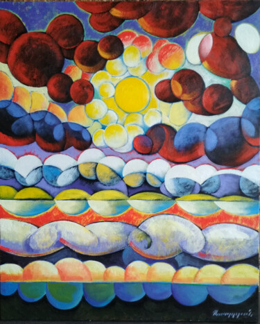 Peinture intitulée "Unique day (40x50cm…" par Artsrun Asatryan, Œuvre d'art originale, Huile Monté sur Châssis en bois