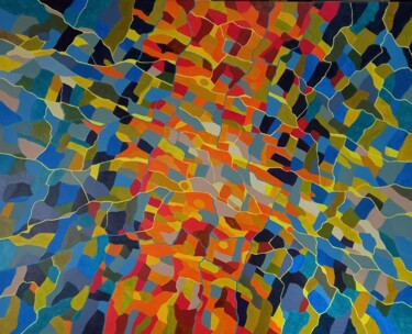 Painting titled "Faille que faille" by Annick Volant-Vettu (AVVA), Original Artwork, Acrylic