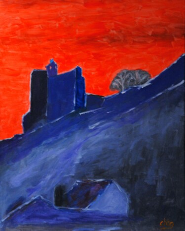 Painting titled "Citadelle-002" by Christian Bailly-Grandvaux, Original Artwork, Acrylic