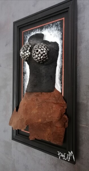Sculpture intitulée "Mary" par Pacom, Œuvre d'art originale, Métaux