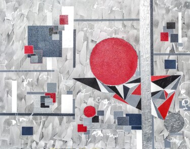 QUIÉTUDE Painting titled "QUIÉTUDE" by Monique Rouquier (Jaine M), Original Artwork, Acrylic Mounted on Wood Stretcher frame
