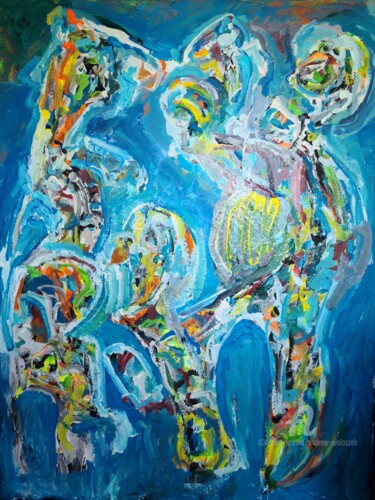 Painting titled "The Cyberiad" by Andrew Walaszek, Original Artwork, Acrylic