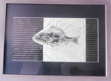 Dessin intitulée "Empreinte 2" par Brigitte Barcelo, Œuvre d'art originale, Encre