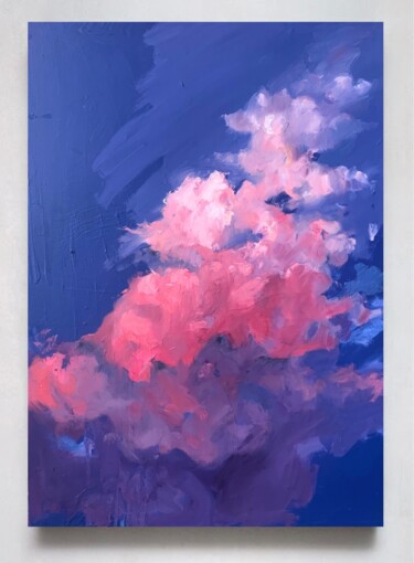 제목이 "Pink sky"인 미술작품 Liza Orlovska로, 원작, 기름