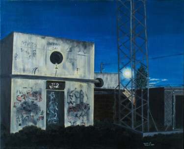 Pintura titulada "Capvespre 3" por Josep Maria Fontanet Sureda, Obra de arte original, Oleo Montado en Bastidor de camilla d…