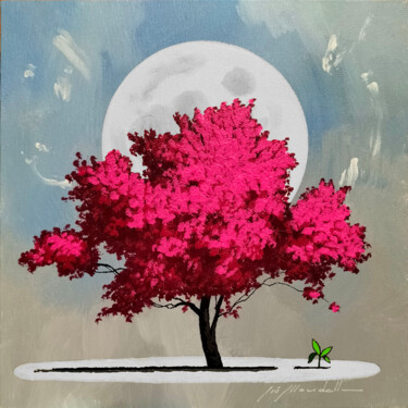 Painting titled "IL GERMOGLIO" by Gio Mondelli, Original Artwork, Acrylic