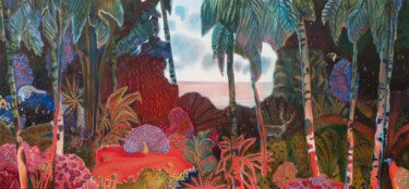 In the forest by the sea 绘画 标题为“In the forest by th…” 由Masha Danilovskaia, 原创艺术品, 油