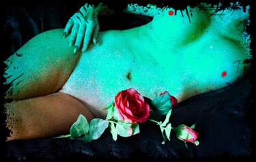 Photography titled "Une nuit tout en pe…" by Gaudi .C, Original Artwork, Manipulated Photography