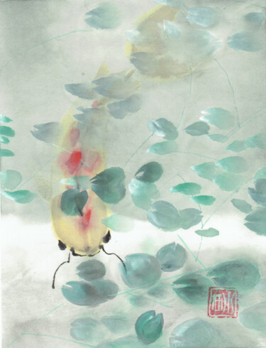 绘画 标题为“Weißensee” 由Nathalie Guski, 原创艺术品, 墨