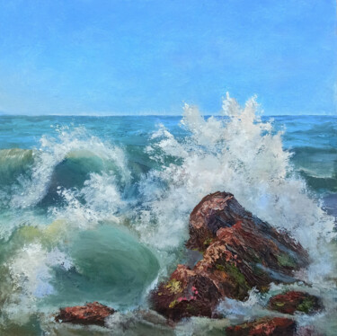 Peinture intitulée "Singing stones" par Tamara Rozinskay, Œuvre d'art originale, Huile