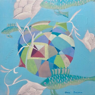 绘画 标题为“Cosmic Planet” 由Daria Borisova, 原创艺术品, 丙烯