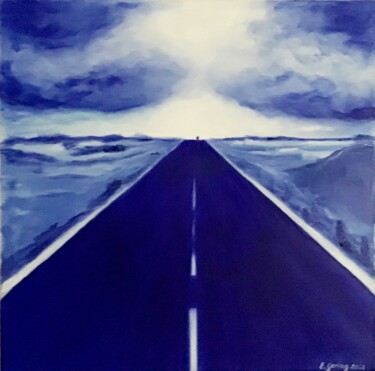 Malerei mit dem Titel "The Way III" von Eloise Gerbert, Original-Kunstwerk, Öl