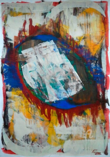 Painting titled "Formas Únicas" by Franco, Original Artwork, Acrylic