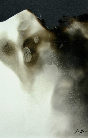 Dibujo titulada "Sensation n° 1" por Nelly Kieffer, Obra de arte original, Grafito Montado en Cartulina
