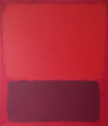 No. 1052_Red relaxation 绘画 标题为“No. 1052_Red relaxa…” 由Guido Lötscher, 原创艺术品, 油