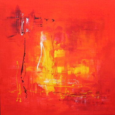 Painting titled "Sunshine Of My Life" by Paresh Nrshinga F R S A, Original Artwork, Acrylic Mounted on Wood Stretcher frame