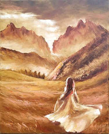 绘画 标题为“wind of change Вете…” 由Alina Nitsevych (A.N.), 原创艺术品, 油