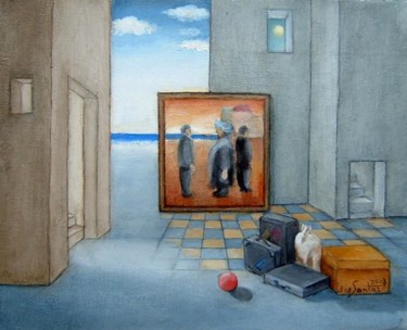 Pintura titulada "Desencuentro" por Irma Dos Santos, Obra de arte original