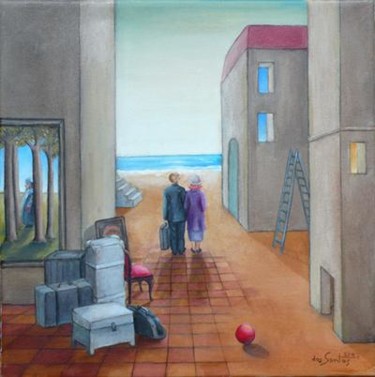 Pintura titulada "Esperanza" por Irma Dos Santos, Obra de arte original