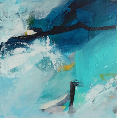 绘画 标题为“Sea Mood II, expres…” 由Tetiana Mokrik, 原创艺术品, 丙烯