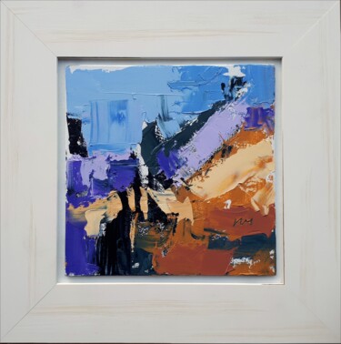 Painting titled "On the mountain pass" by Kazimierz Mordarski, Original Artwork, Oil