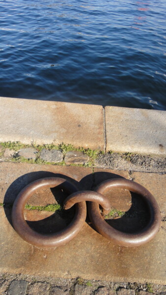 Photography titled "Iron circles by the…" by Blago Simeonov, Original Artwork, Digital Photography