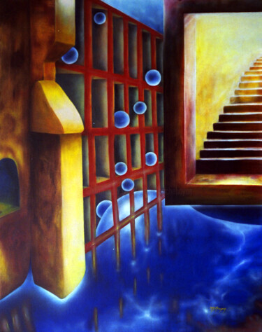 Peinture intitulée "Le Retour" par Marie-Blanche Bayon, Œuvre d'art originale, Acrylique