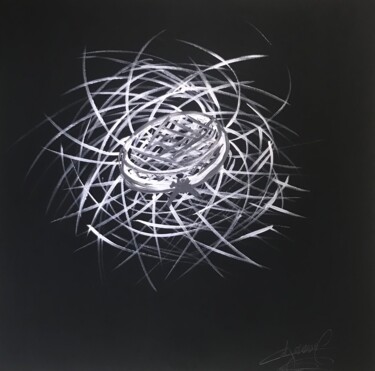 Schilderij getiteld "Goroi" door Djamael Soulaimana (Swun), Origineel Kunstwerk, Acryl