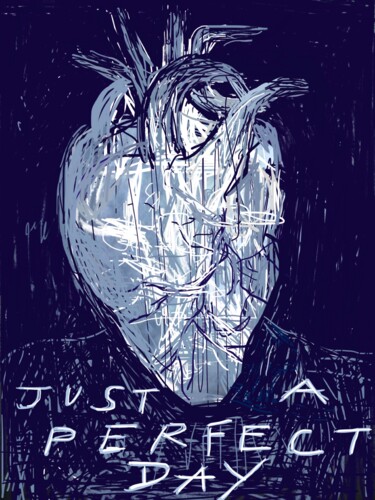 Arts numériques intitulée "Just a perfect day" par Olga Richir, Œuvre d'art originale, Peinture numérique