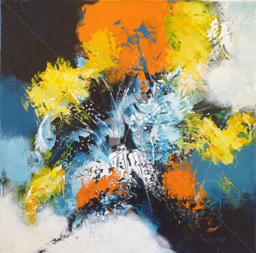 Peinture intitulée "JOIE" par Aylen, Œuvre d'art originale, Acrylique