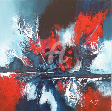 Peinture intitulée "14 JUILLET" par Aylen, Œuvre d'art originale, Acrylique