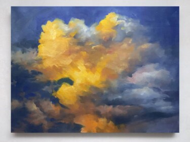 제목이 "Rain clouds"인 미술작품 Liza Orlovska로, 원작, 기름