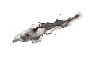Drawing titled "Angular_215" by Ernst Kruijff, Original Artwork, Ink