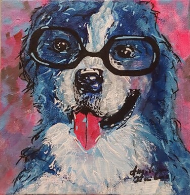 Peinture intitulée "Albert" par Angélique Pécriaux, Œuvre d'art originale, Acrylique Monté sur Autre panneau rigide